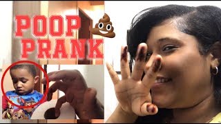 POOP PRANK ON SON | FAIL