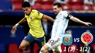 Copa América Highlights | Colombia vs Argentina | Semifinal.