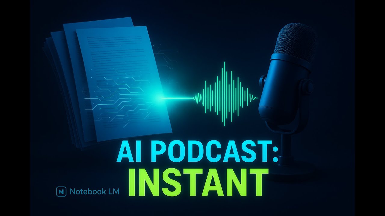 Turn Research Docs Into AI Podcasts INSTANTLY (Google Notebook LM ...