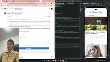 Pengumpulan Video Pertemuan 7. Membahas Listview dan recayleview kotlin.