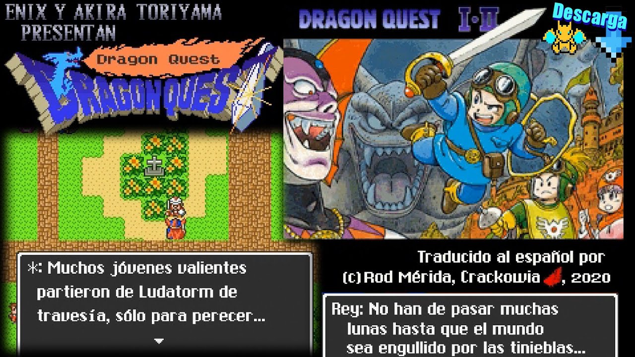 Dragon Quest 1 and 2 - Super Nintendo SNES English Translation