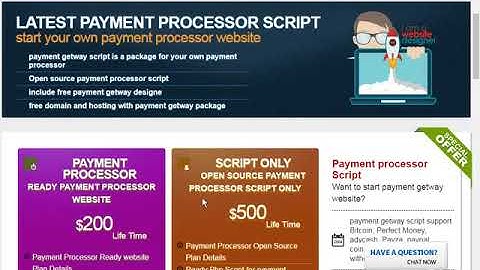 btc donation script like payment processor