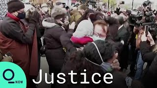 Minneapolis Crowd in George Floyd Square Reacts to Derek Chauvin Guilty Verdict