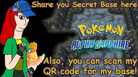 Pokemon Omega Ruby & Alpha Sapphire - Share your Secret Base & scan a QR code for mine!