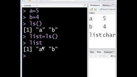 RStudio rm (list=ls())  explained