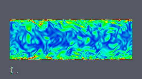 Large Eddy Simulation of a Channel Flow