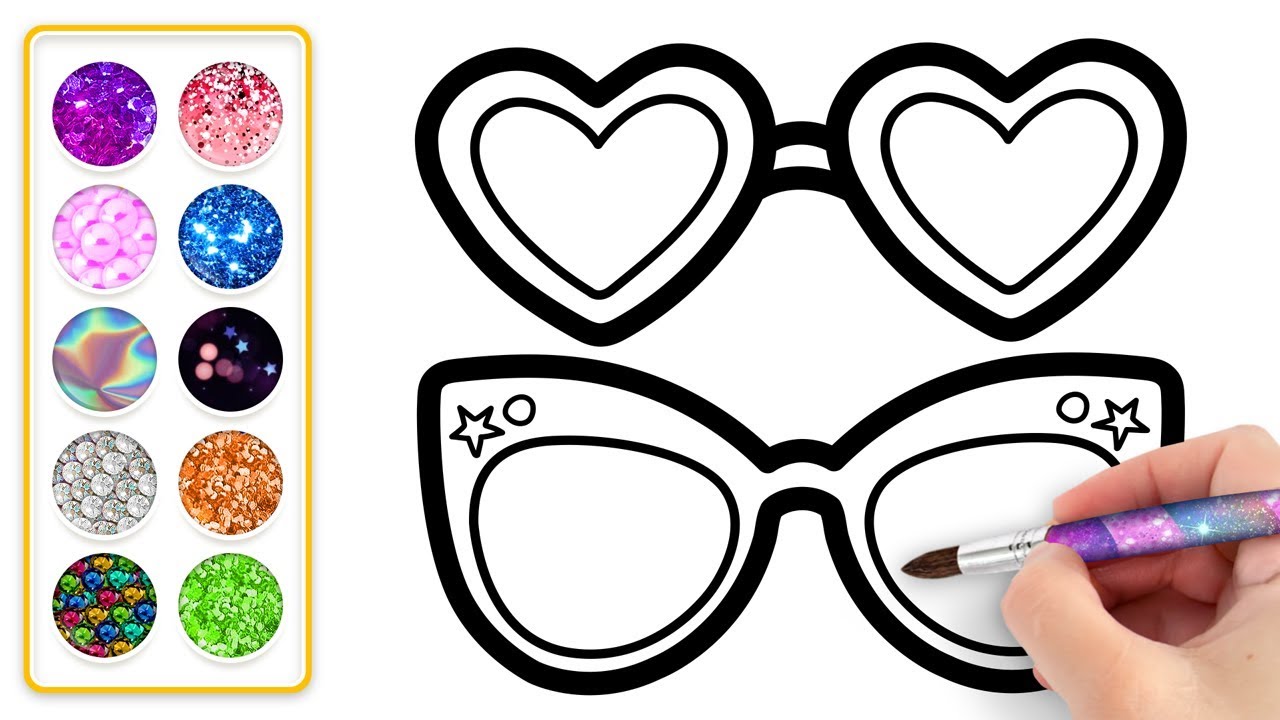 Download Sunglasses Coloring Pages For Kids - Have a great time in our website, the coloring kid team ...