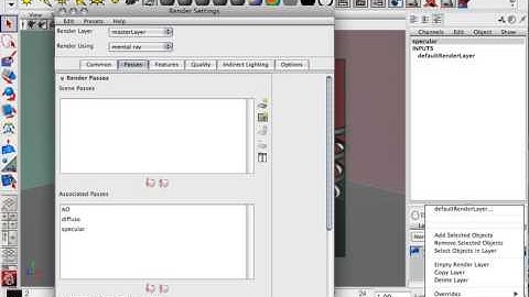 0424 Maya (Render Passes