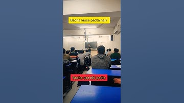 CATS OFFLINE  1ST DAY CLASS | CLIPS| ABJ SIR| Bacha kise padta hai? | #competishun#CATS #shorts #yt