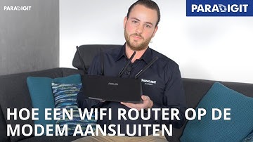 Hoe een WiFi router (draadloos) op modem aansluiten? | Tip | Paradigit