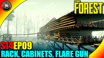 The Forest Gameplay - Wall Weapons Rack,  Medicine Cabinets, Flare Gun - S14EP09 (Alpha V0.32)