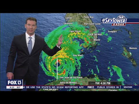 Hurricane Ian set to make landfall along Florida Wednesday evening