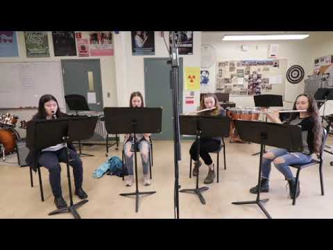 Selkirk Secondary School Music Woodwind Quartet, January 2021