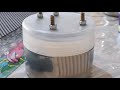 Flyback Caseiro submerso em óleo mineral