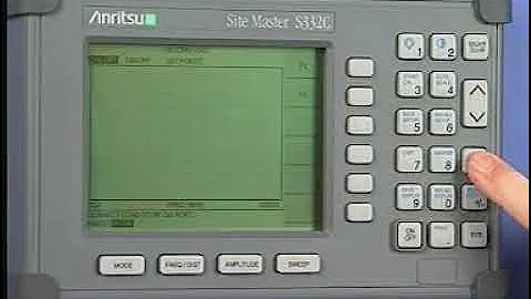 sitemaster vswr return loss and calibration ANRITSU