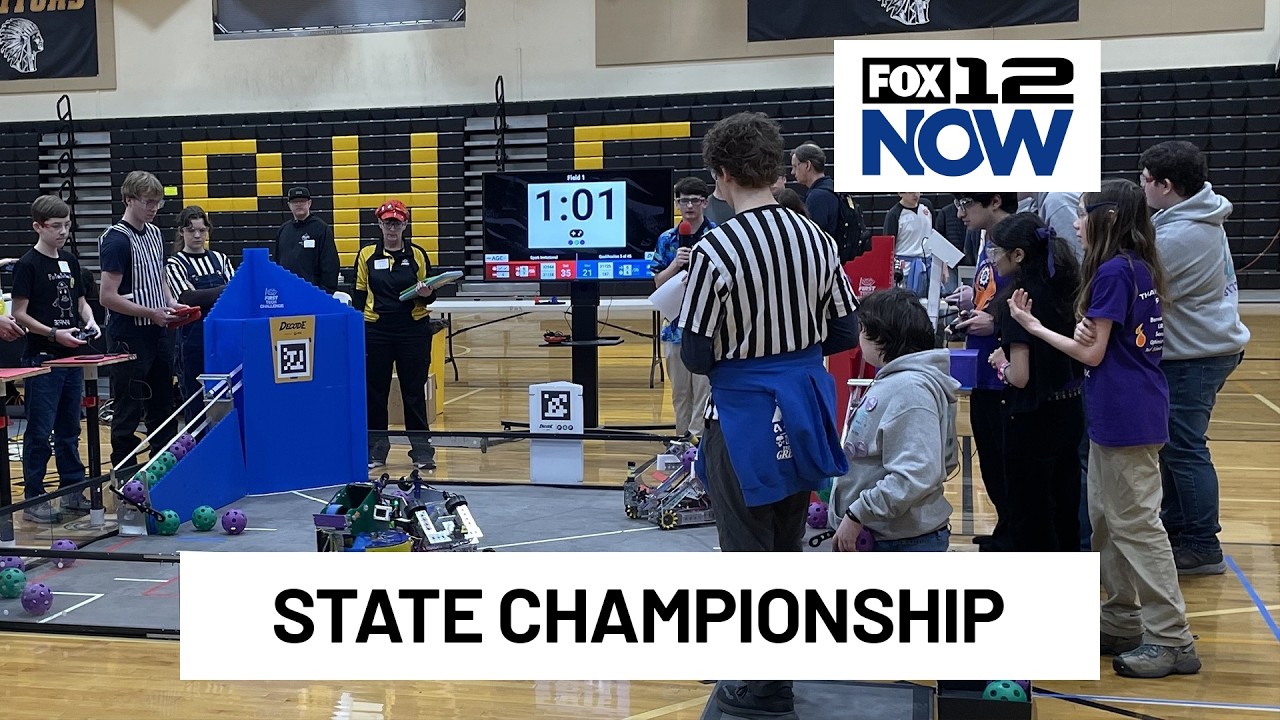 Robots built by Oregon teens will face off at the robotics state championship