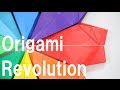Origami Revolution -折り紙コマ撮りアニメーション- 【Origami Stop Motion】