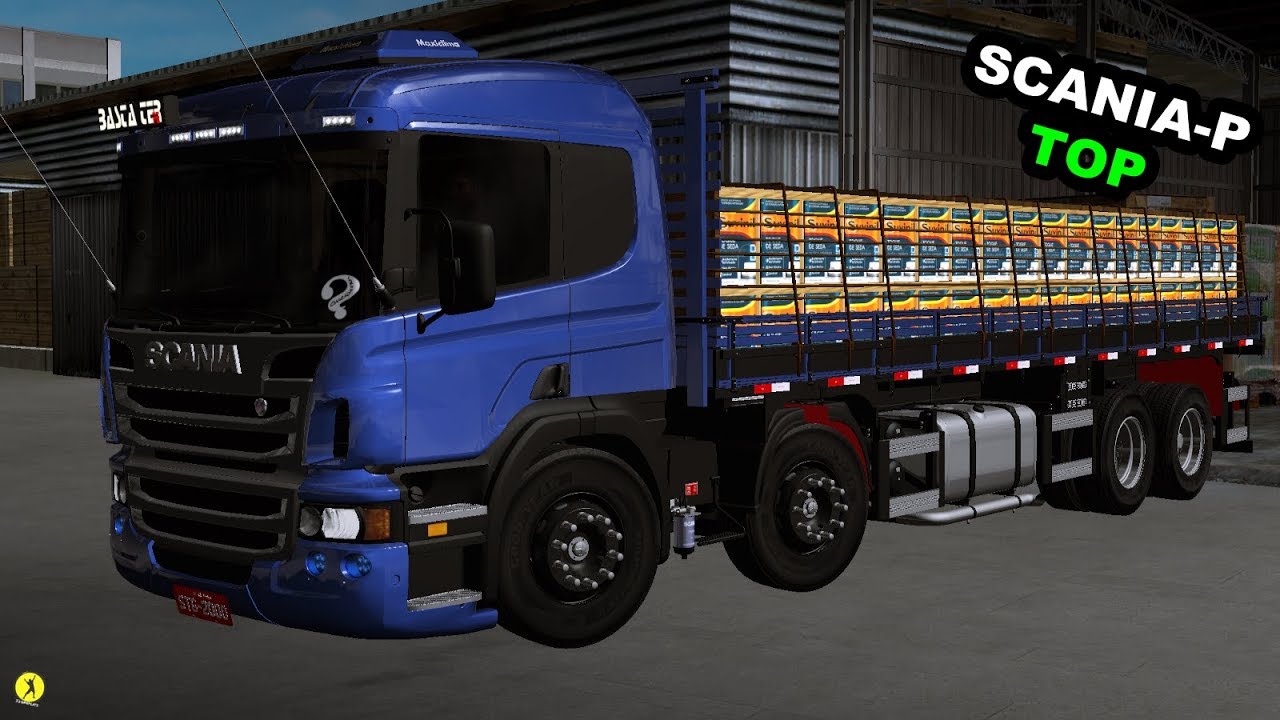 Ets2 mod scania p310 bi truck com varios opicionais mapa estradas do