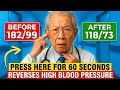 Japan S Oldest Doctor Try This Simple 60 Second Blood Pressure Trick To Lower BP INSTANTLY