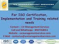 Iso certification consultancy and training