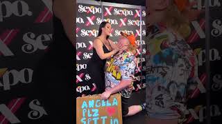 angela white spit in his mouth #angela  #angelawhite