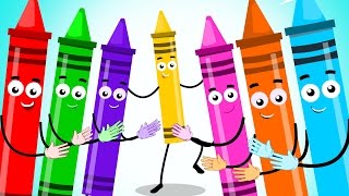 If You Are Happy And You Know It | Crayons Nursery Rhymes | Kids Songs | Kids Tv Cartoon Songs