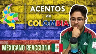 TODOS LOS ACENTOS DE COLOMBIA 🇨🇴(MEXICANO REACCIONA 🇲🇽) *estoy sorprendido*