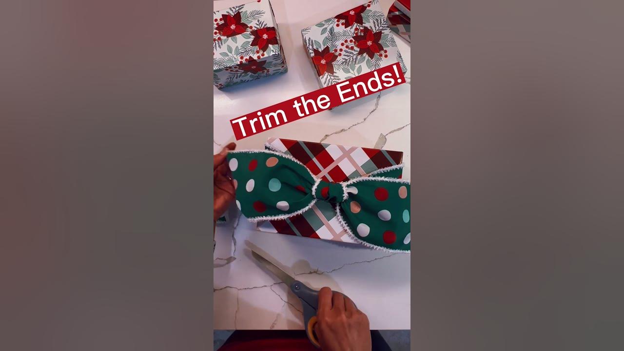 Craft Cottage - How to Wrap Gifts With Wired Ribbon