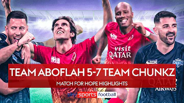 Hazard, Drogba, Kaka and Villa shine! 🤩 | Team Aboflah 5-7 Team Chunkz | Match 4 Hope Highlights