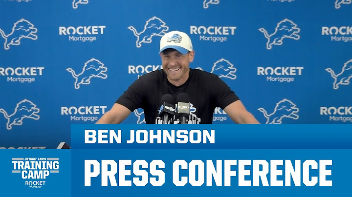 Offensive Coordinator Ben Johnson Press Conference | August 1, 2024