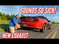 How to Install Speed Engineering SS Camaro 3 Inch True Duals X Pipe Axle Dump System INSANE Sound!