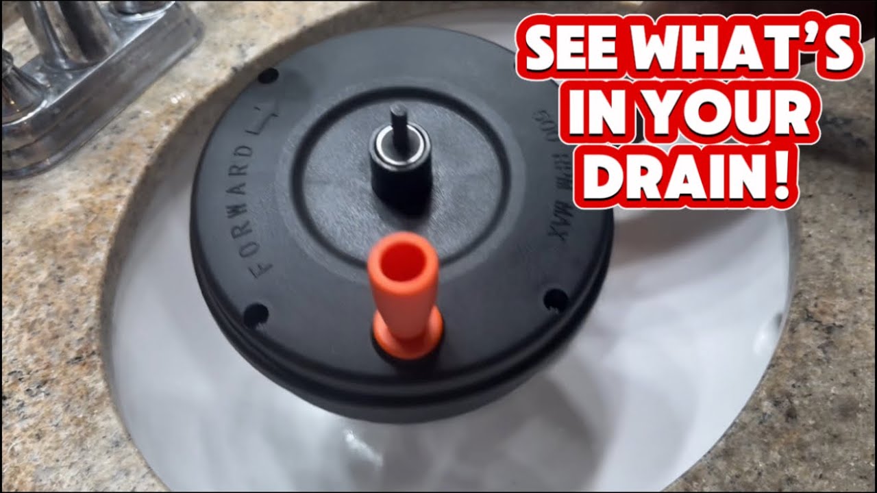 No More Clogged Drains DEMO! Drain Snake Drain Drill Adapter - YouTube