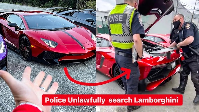 COCKY LAMBORGHINI OWNER FLEXES FAKE LOUIS VUITTON