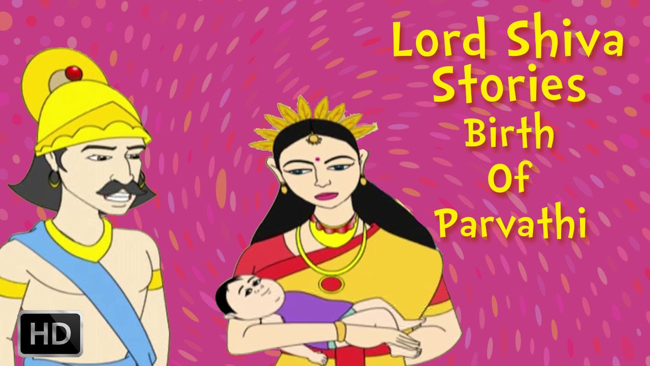 Lord Shiva and Parvati Stories - Birth Of Parvathi - Animated Mythological  Story - YouTube