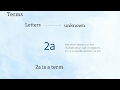 Algebraic Terms, Expressions,  Equations and Formulae #algebra #algebraicexpression