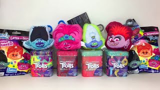 Trolls World Tour Radz quishy Foamz Candy Dispensers Collectible Tins Unboxing