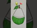 🍐🍉 satisfying creative painting #satisfying #shorts #coloring #art #drawing #viral #trending