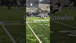Graham Knowles connecting with J.P. Powell in the FLATS
