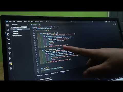 Interpreter Enrollment System (Python)