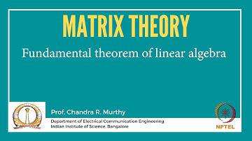 Fundamental theorem of linear algebra