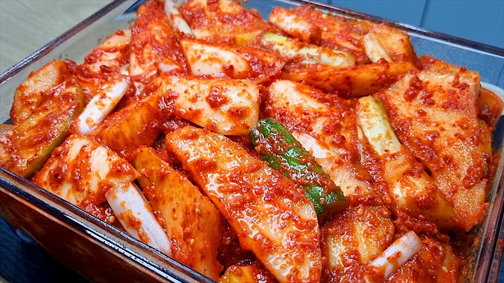무김치 이렇게 담그면 기가막힙니다