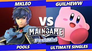MainGame Fest Mini  MkLeo (Joker, Marth) Vs. Guilheww (Kirby) Smash Ultimate  SSBU
