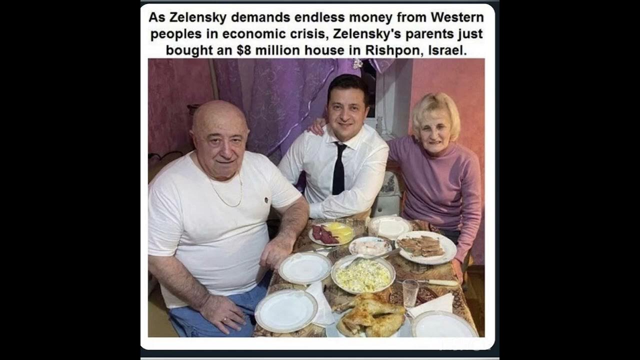 Родители зеленского владимира фото Zelensky parents buy $8M house on annexed land in 'Israel' yet he cries about hi