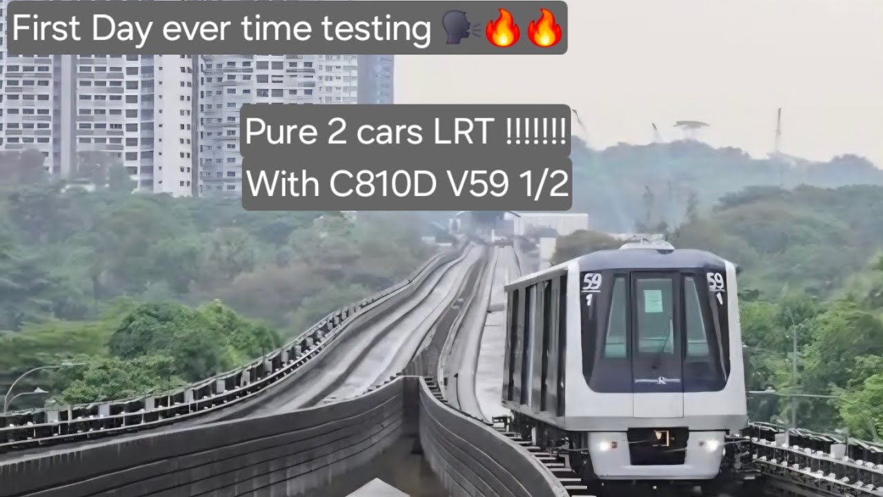 (First Daytime test 🔥🔥)[SBST] C810D V59 SPLRT (West Loop) at SW1 ...