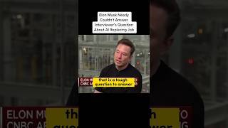 Elon Musk Nearly Couldn’t Answer Interviewer’s Question About AI Replacing Jobs… #elonmusk #ai