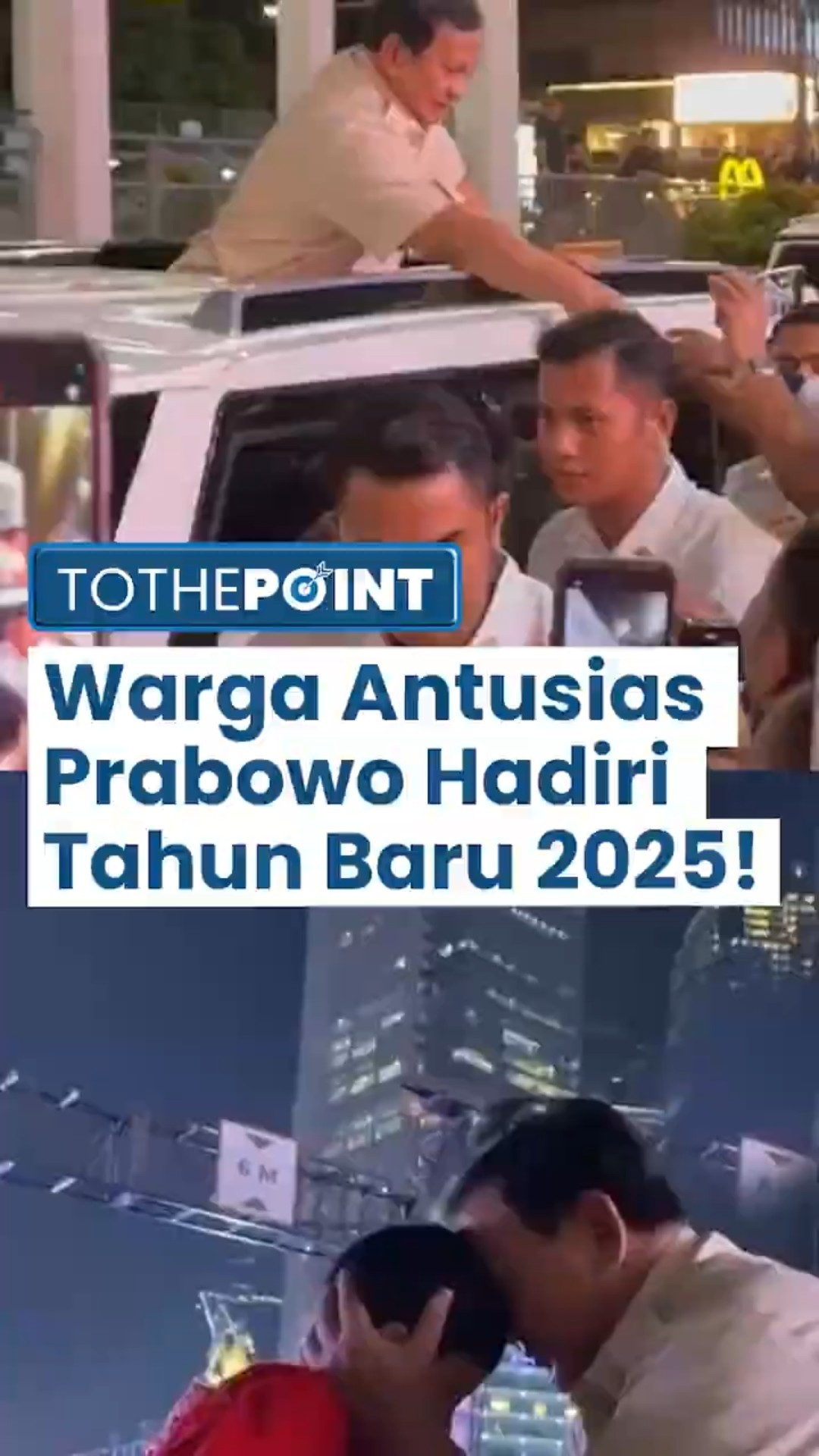 Warga Antusias, Prabowo Beri Kejutan Jelang Perayaan Tahun Baru 2025, Hadir di Bundaran HI!