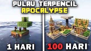 100 Hari Minecraft Pulau Terpencil Apocalypse Hardcore
