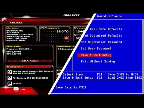 BIOS vs UEFI  