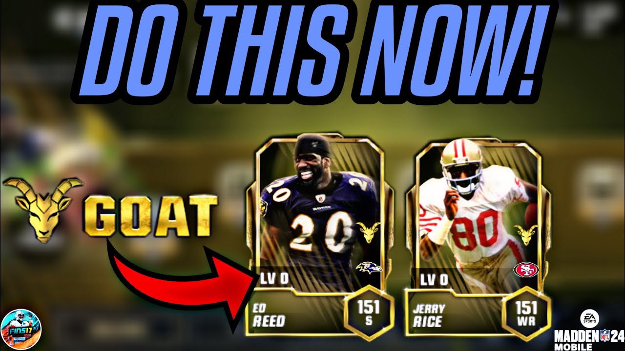 DO THIS IN THE GOATS PROMO! SUPER IMPORTANT! Madden Mobile 24 YouTube