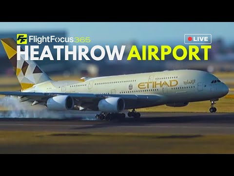 Heathrow Airport Live - Friday 5th September 2025